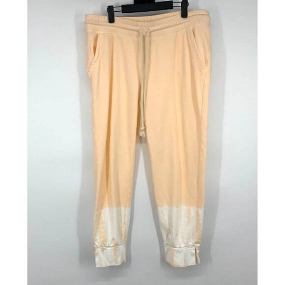 Universal Thread Jogger Pants Tie Dye Orange Pull On Lounge - Picture 2 of 9